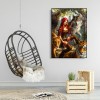 Women and Wolf - Full Diamond Painting - 30x40cm
