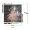 Ballet Girl - Full Round Diamond - 30x30cm