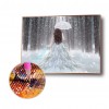 Snow Girl - Full Round Diamond - 40*30cm