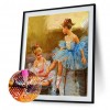 Ballet Girl  - Full Round Diamond - 30x40cm