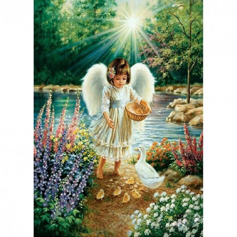 Angel Baby - Full Diamond Painting - 40x30cm