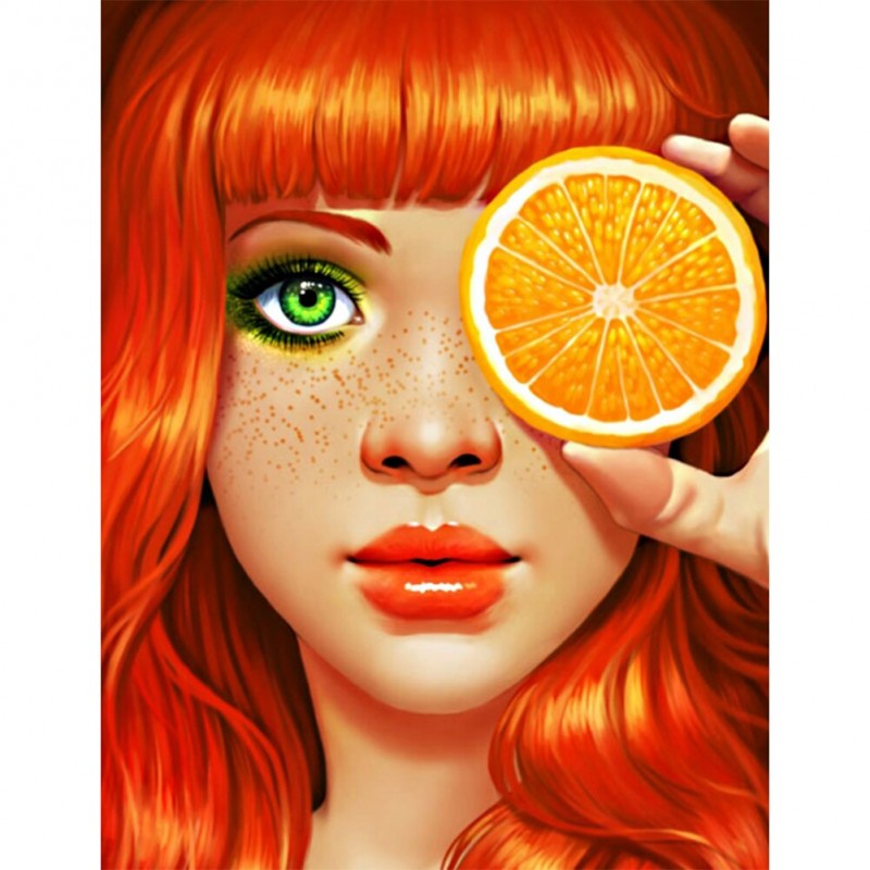 Orange GirlArt - Ful...