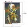 Religious Indians - Full Round Diamond - 30x40cm