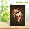 Skull Beauty  - Full Round Diamond - 30x40cm