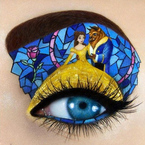 Beast Girl Eye  - Full Diamond Painting - 30x30cm