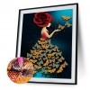 Butterfly Girl - Special Shaped Dimond - 30*40cm