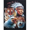 5D Tribal Leader Diamond Painting Animal