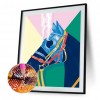 Cartoon Horse - Full Round Diamond - 30*40cm