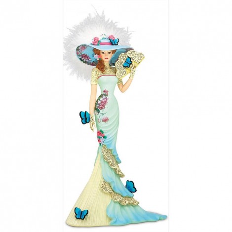 Butterfly Dress - Full Round Diamond - 30x60cm