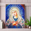 5D DIY Special Shaped Diamond Painting Religion Cross Stitch Embroidery Kit