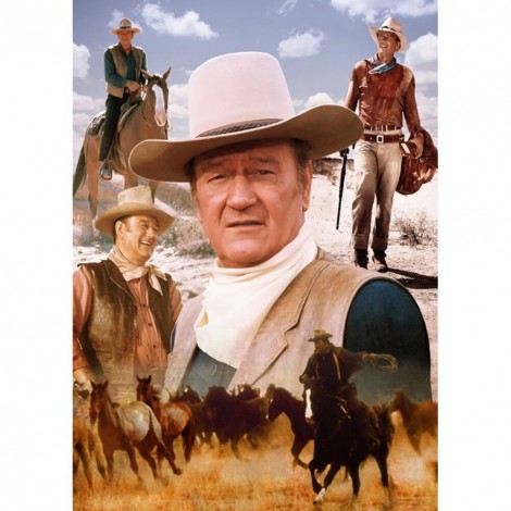 Cowboy Man - Full Diamond Painting - 40x30cm