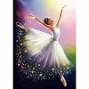 Ballet Girl - Full Round Diamond - 30x40cm