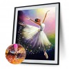 Ballet Girl - Full Round Diamond - 30x40cm