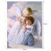 Cute Angels - Full Round Diamond - 35x45cm