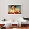 Jean Onol&eacute; Fragonard Paintings - Full Round Diamond - 55*45cm