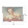 Jean Onol&eacute; Fragonard Paintings - Full Round Diamond - 55*45cm