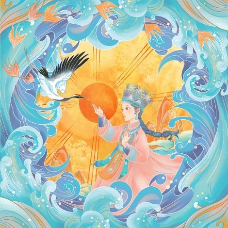 Zhuangxiang Heyuan - Full Round Diamond - 45*45cm