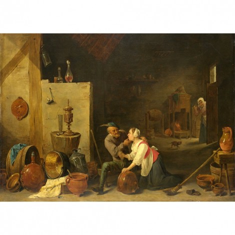 Couples - Full Round Diamond - 45x35cm