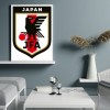 Japan Football - Full Round Diamond - 30x40cm