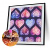 Flower Heart - Full Diamond Painting - 40x40cm