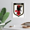 Japan Football - Full Round Diamond - 30x40cm