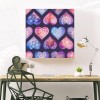 Flower Heart - Full Diamond Painting - 40x40cm