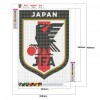 Japan Football - Full Round Diamond - 30x40cm