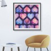 Flower Heart - Full Diamond Painting - 40x40cm