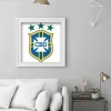 Soccer Team - Full Round Diamond - 30x30cm