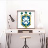 Soccer Team - Full Round Diamond - 30x30cm