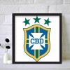 Soccer Team - Full Round Diamond - 30x30cm