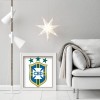 Soccer Team - Full Round Diamond - 30x30cm