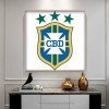 Soccer Team - Full Round Diamond - 30x30cm