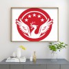 Florence Logo - Full Round Diamond - 40x30cm