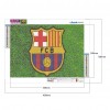 Barcelona Team Crest - Full Round Diamond - 40*30cm