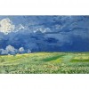 Wheatfield under Thunderclouds - Full Round Diamond - 40x30cm