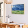 Wheatfield under Thunderclouds - Full Round Diamond - 40x30cm