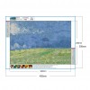 Wheatfield under Thunderclouds - Full Round Diamond - 40x30cm