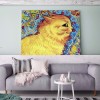 Cute Cats Color - Full Round Diamond - 40x30cm