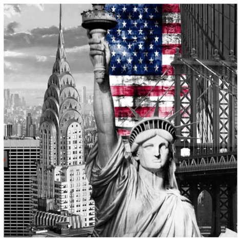 Statue of Liberty - Full Diamond Painting - 40x40cm