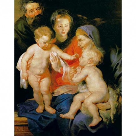 Peter Paul Rubens Paintings - Full Round Diamond - 45*55cm