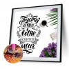 Letter Man - Full Round Diamond - 35x35cm
