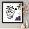 Letter Man - Full Round Diamond - 35x35cm