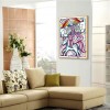 DIY Mosaic Rainbow Horn Horse Picture Full Drill Round Diamond Painting Kit