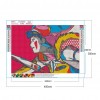 Indians - Full Round Diamond - 40*30cm