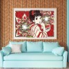 Kimono Girl - Full Round Diamond - 50*35cm
