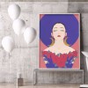 Japanese Woman - Full Round Diamond - 30x40cm