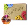 Beach Letters - Full Round Diamond - 40*30cm