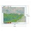 Green Wheat Field - Full Round Diamond - 40x30cm