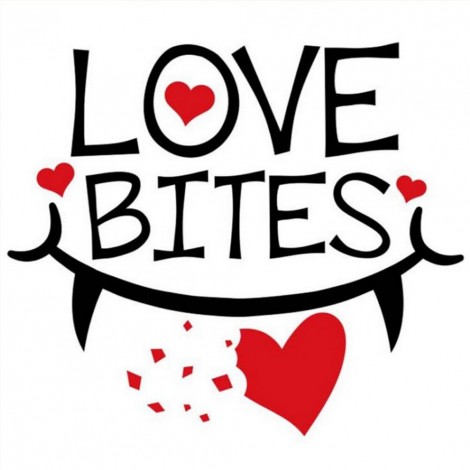Love Bites - Full Round Diamond - 30*30cm